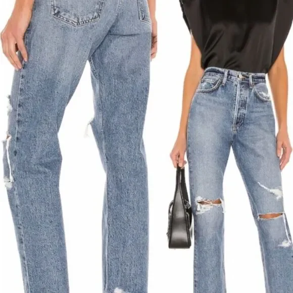 AGOLDE 90s High Rise Waist Straight Loose Fit 25
